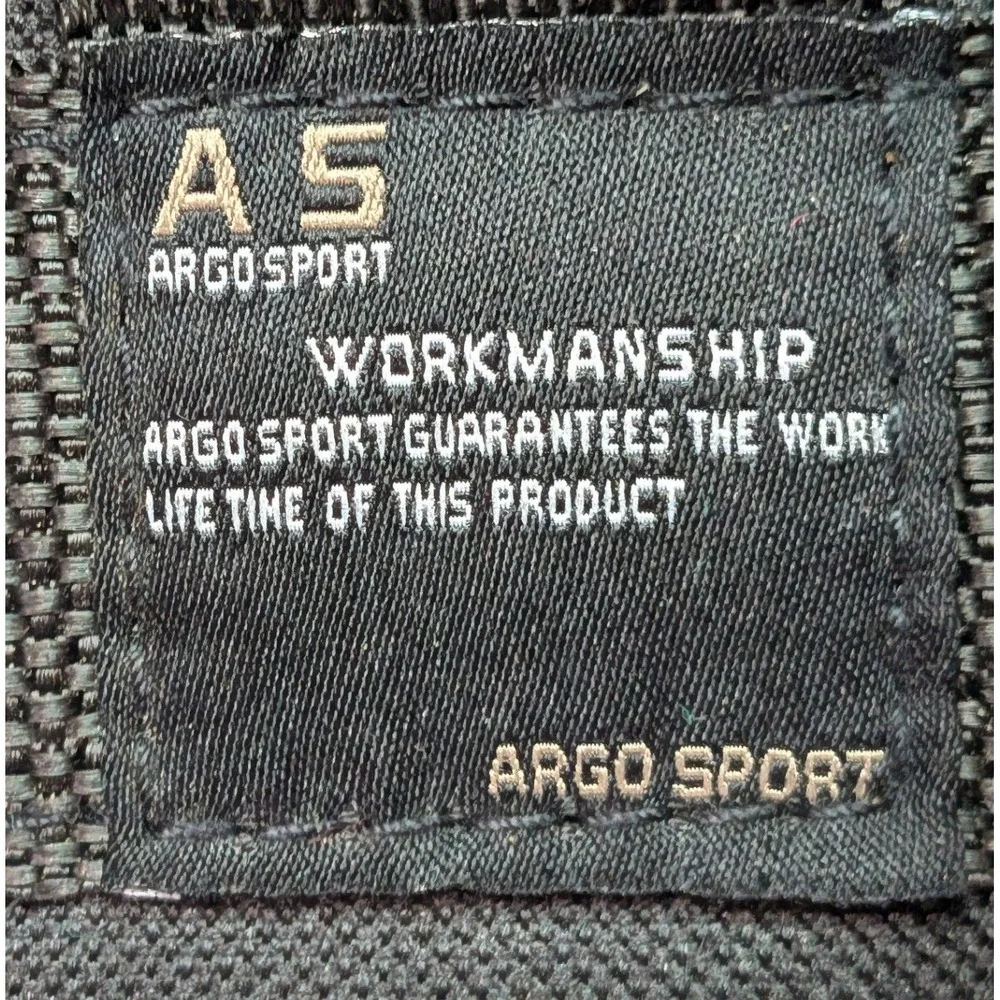 Argo Sport Duffel Bag Mens Large Black Excellent Tactical Travel Gym Gear Bag